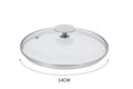 Couvercle en verre bombé De Buyer pontet en inox - 14 cm