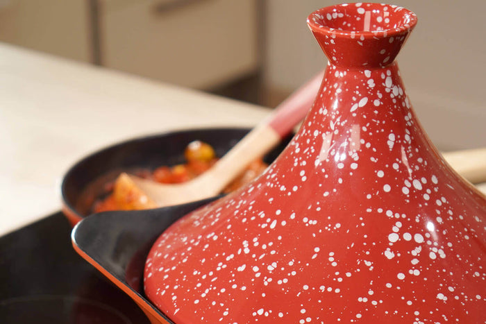 Couvercle tajine Cookut en céramique pour L'Incroyable Cocotte 24cm + livret de recettes - Passion