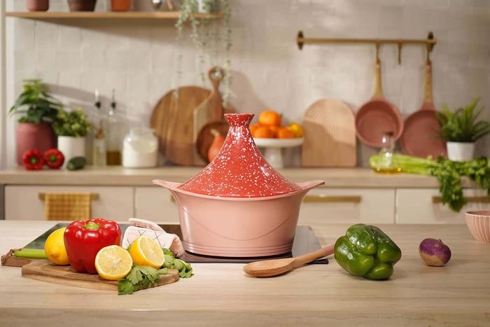 Couvercle tajine Cookut en céramique pour L'Incroyable Cocotte 28cm + livret de recettes - Passion
