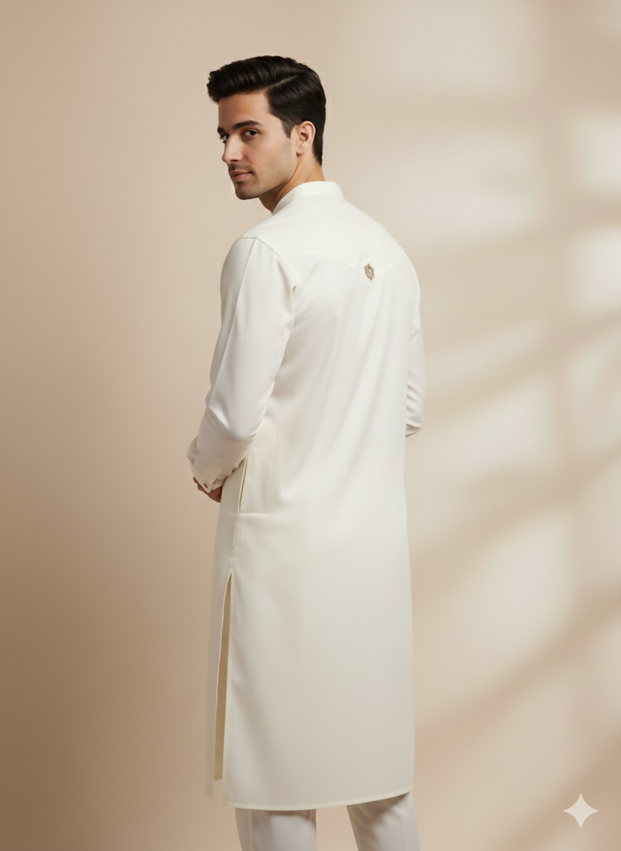 Cream Platinum Kurta Pajama