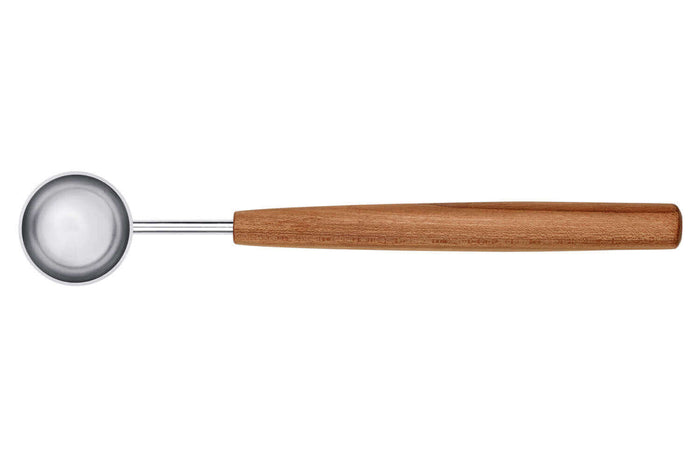 Cuillère à mesurer Triangle Sense acier inox 18/10 manche prunier 1,25ml - 5 ml