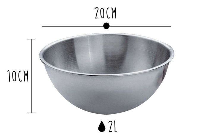 Cul de poule professionnel tout inox - 20cm