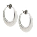 Curve J Hoop Earrings-Austin Titus
