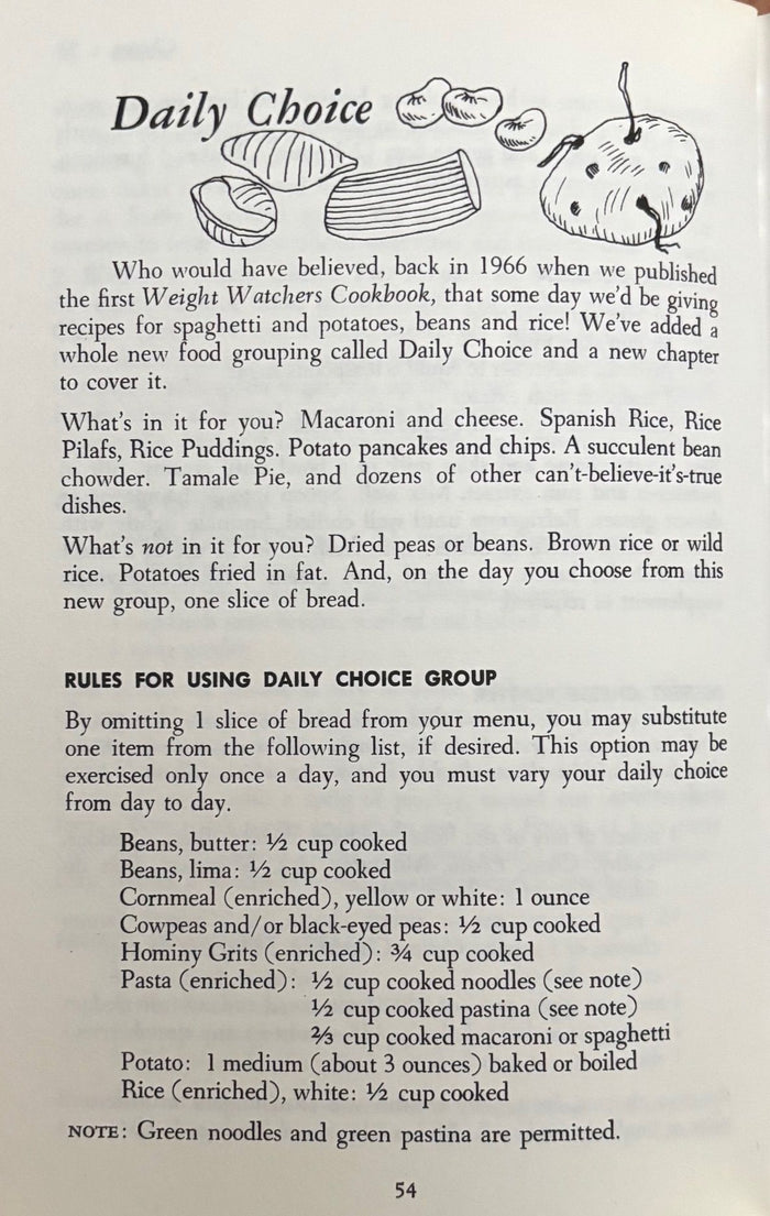 (Diet) Jean Nidetch. Weight Watchers Program Cookbook
