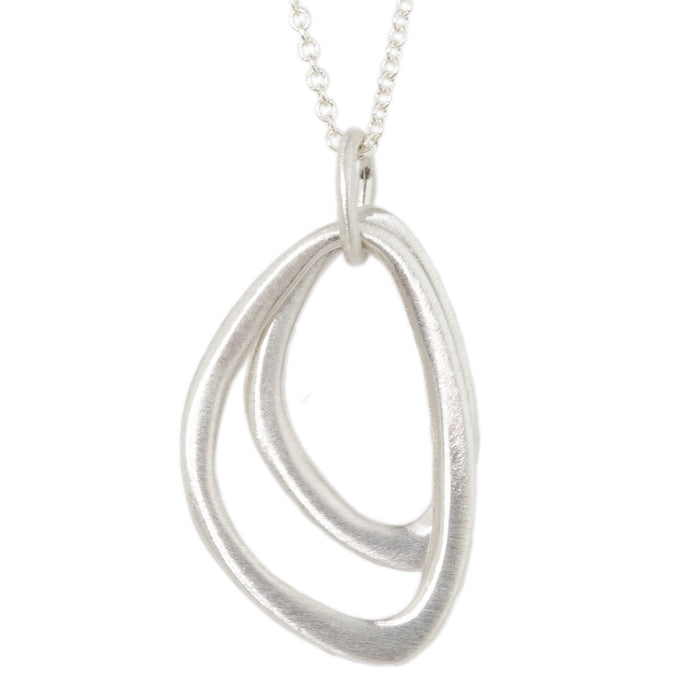Double Asymmetrical Circle Necklace-Philippa Roberts
