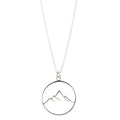 Double Mountain Necklace-Chemistry Jewelry