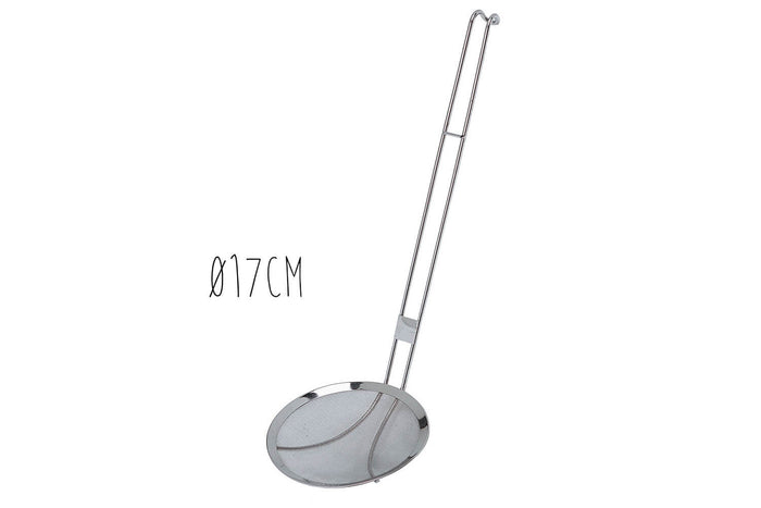 Ecumoire de cuisine maillée Mallard Ferrière tout inox - 17cm