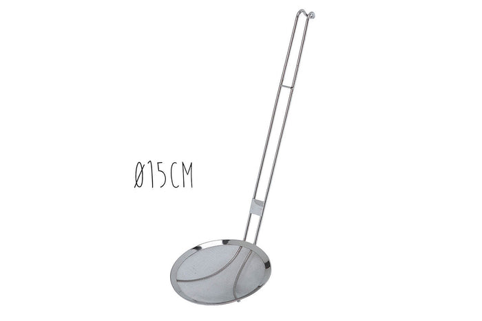 Ecumoire de cuisine maillée Mallard Ferrière tout inox - 15cm