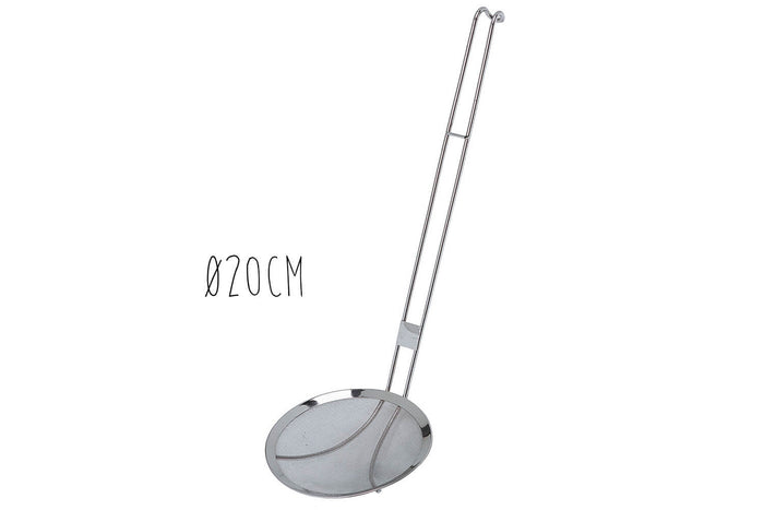 Ecumoire de cuisine maillée Mallard Ferrière tout inox - 20cm