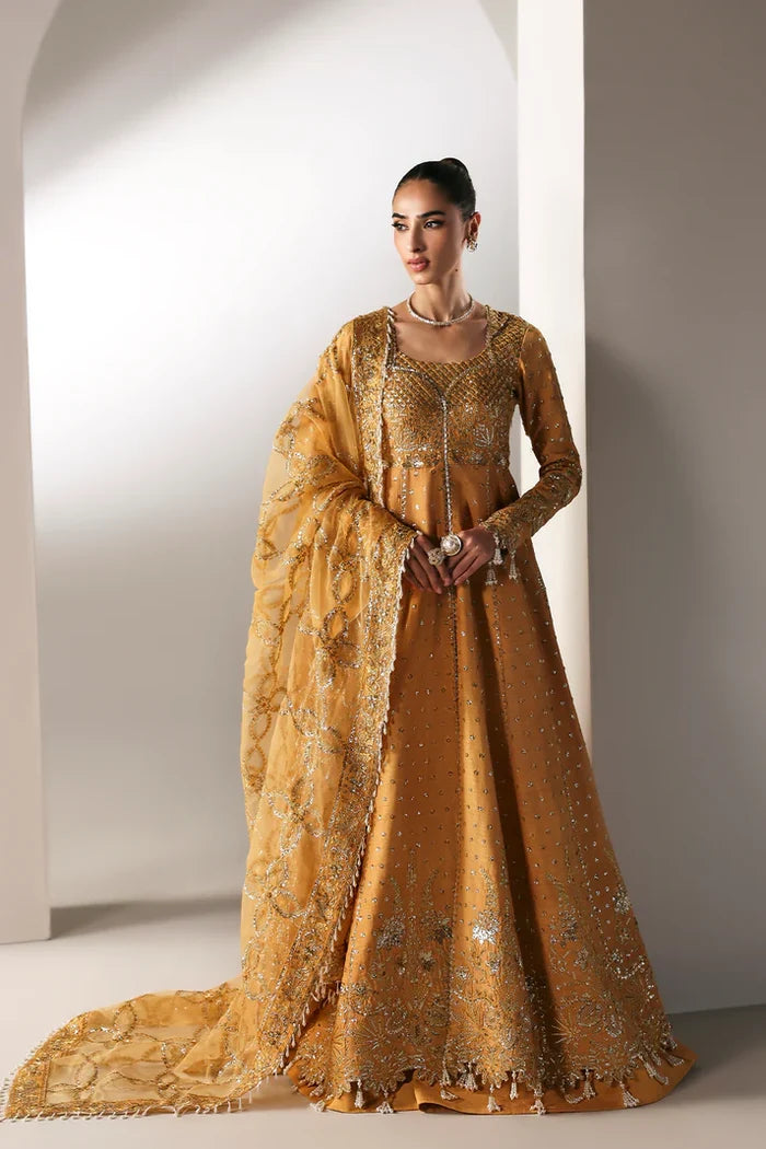 Emaan Adeel - Golden Hour Three Piece Raw Silk