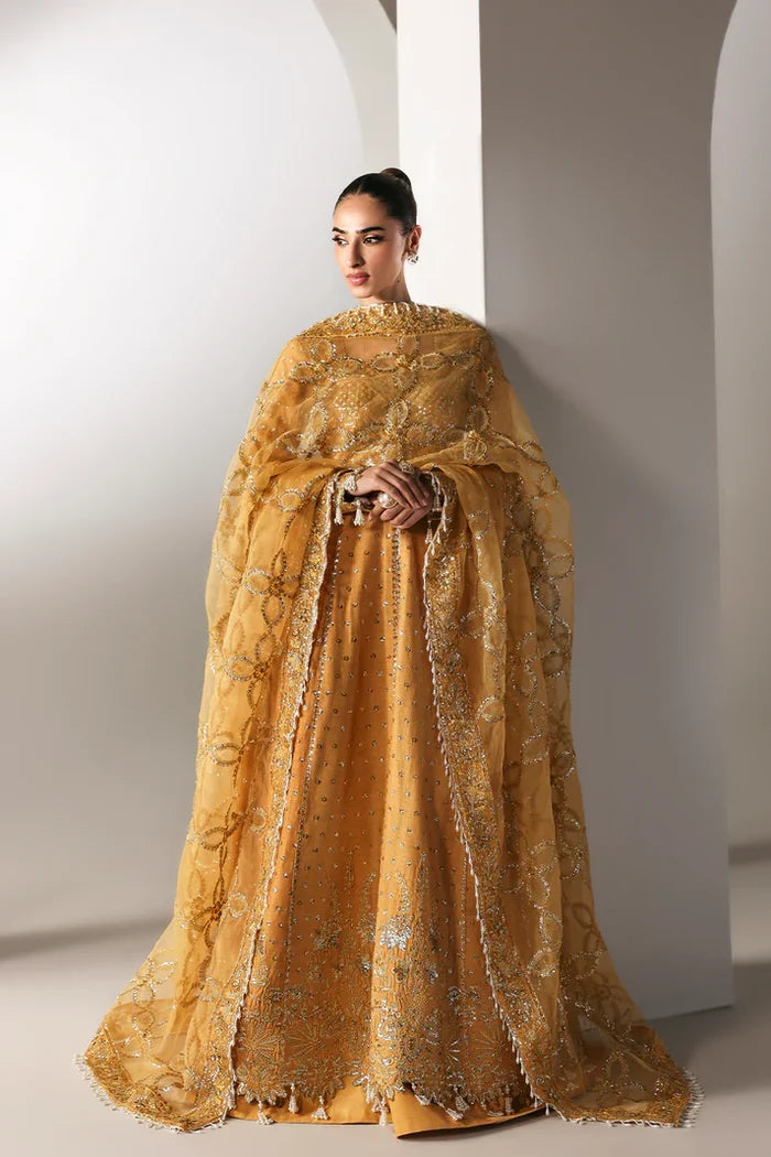Emaan Adeel - Golden Hour Three Piece Raw Silk