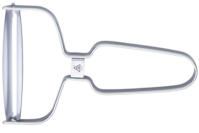 Éplucheur Triangle lame lisse + protège-lame - 9 cm