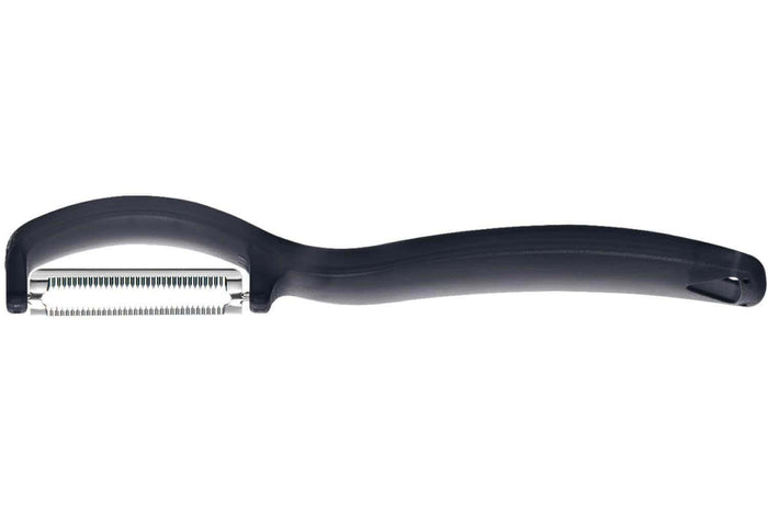 Éplucheur vertical Triangle lame dentée inox et ABS - Noir