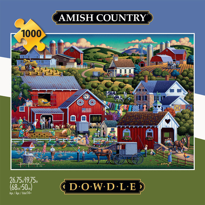 Eric Dowdle: Amish Country 1000 Piece Puzzle