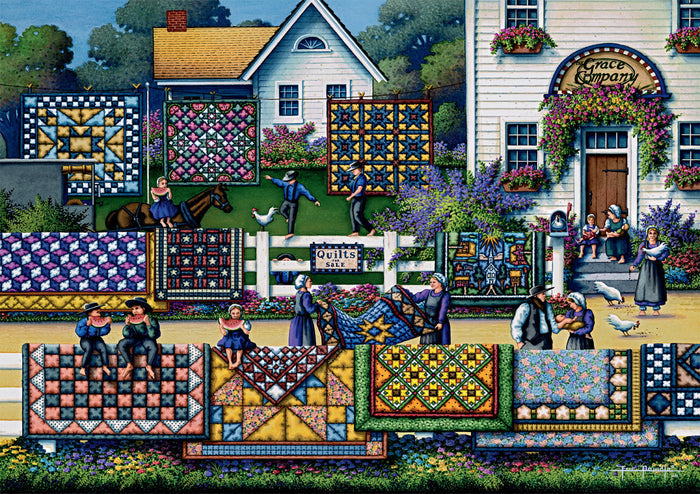Eric Dowdle: Amish Quilts 300 Piece Puzzle