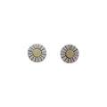 Etched Sun Stud Earrings-Jane Diaz