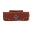 Etui MAX CAPDEBARTHES Pérou 9811 en cuir marron pour couteaux avec manche jusqu'à 10 ou 11cm
