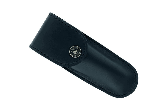 Etui Max CapdeBarthes S100 cuir noir pour couteau de poche Laguiole
