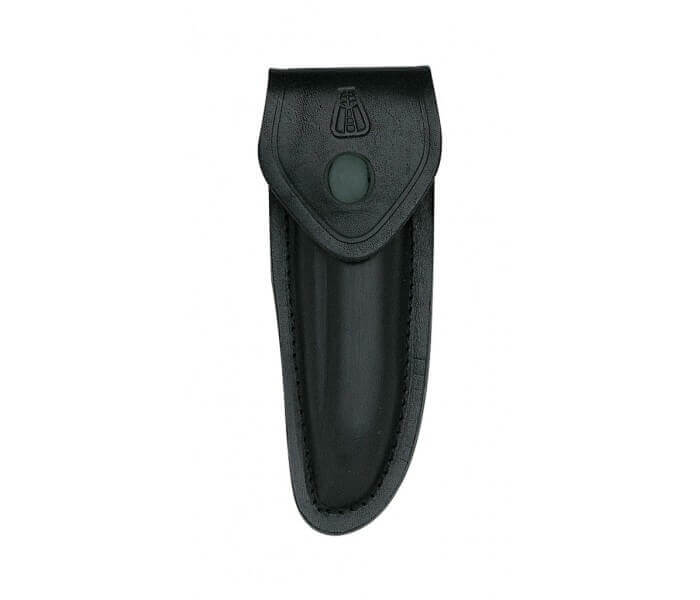 Etui PIELCU 5312 en cuir noir pour couteau laguiole avec manche 12cm
