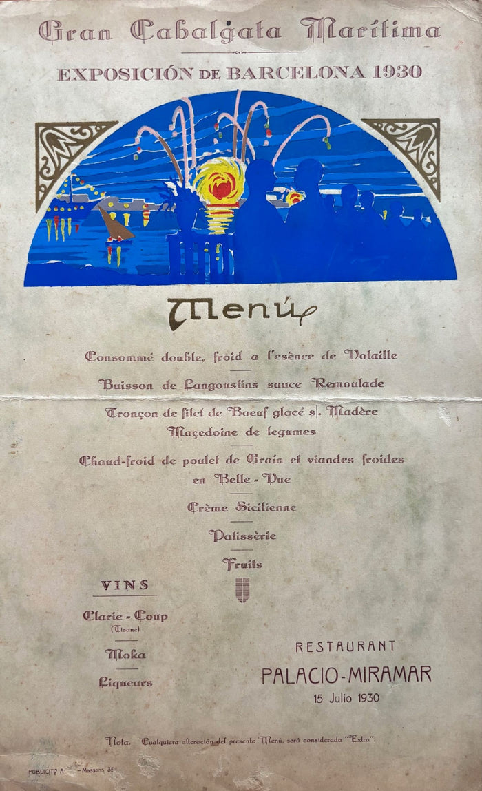 (Expositions) Gran Cabalgala Maritima - Exposicion de Barcelona 1930