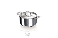 Faitout Beka Chef en inox avec couvercle - 16cm