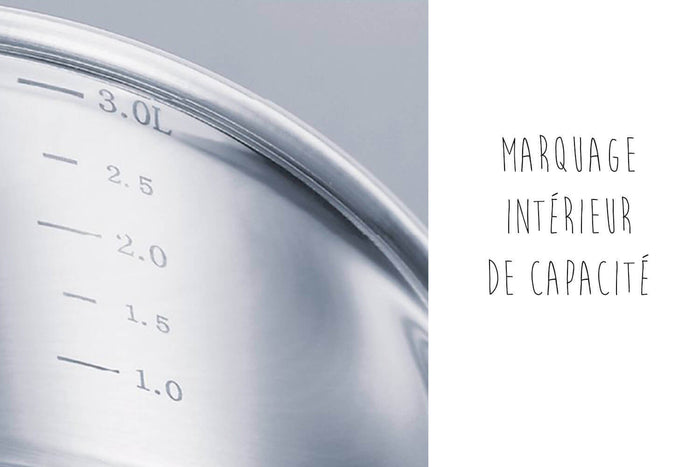Faitout Beka Chef en inox avec couvercle
