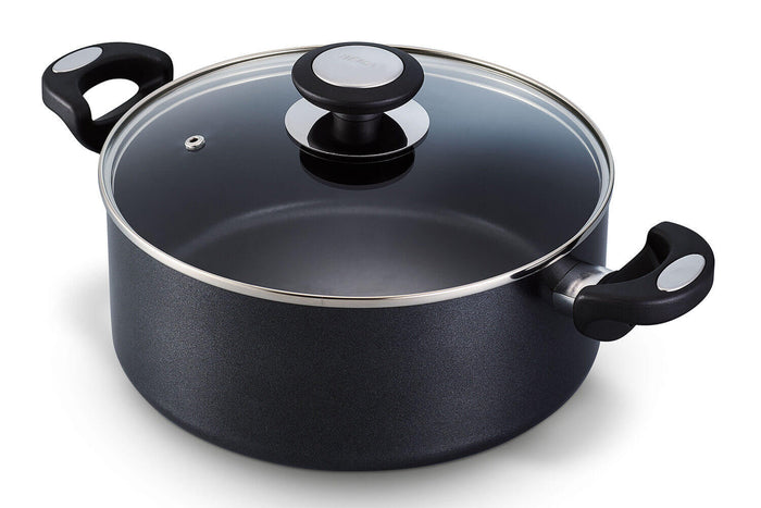Faitout Beka Pro Induc revêtement céramique antiadhérent + couvercle en verre - 20cm