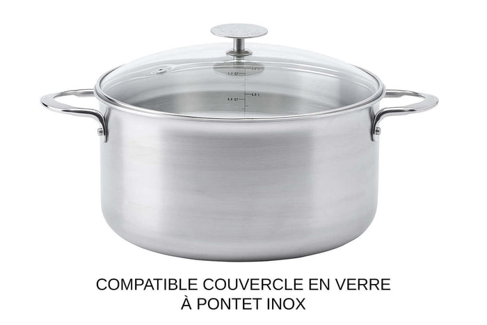 Faitout De Buyer Alchimy en inox 18/10 multicouches 3 plis
