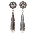 Feather Conch Stud Earrings
