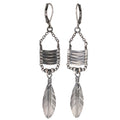 Feather Dangle Earrings