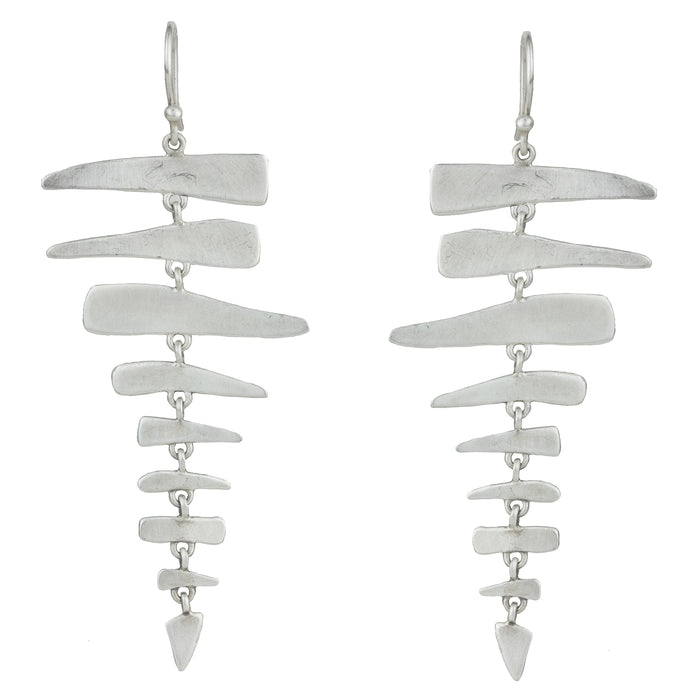 Fishbone Earrings-Jane Diaz