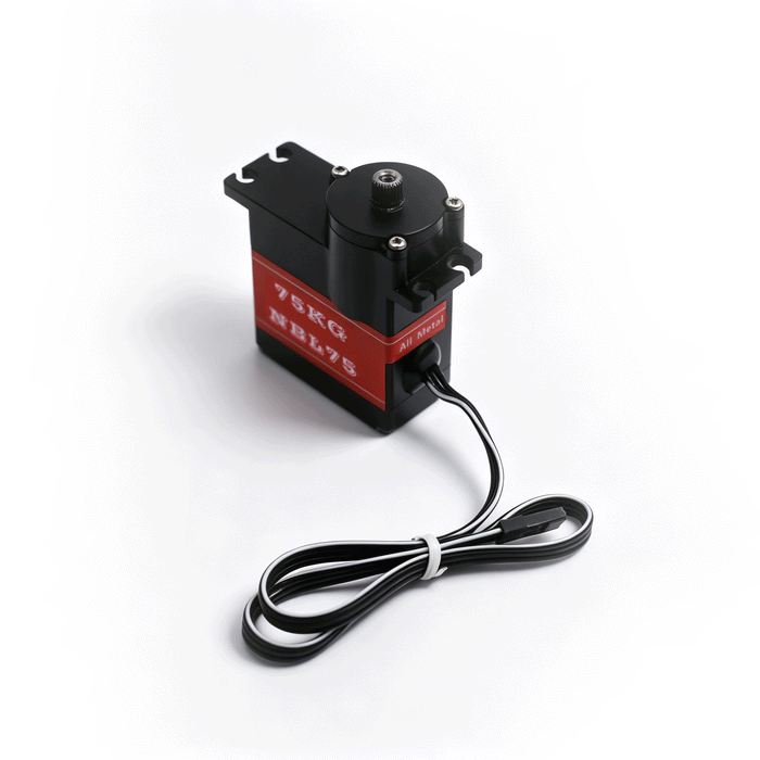Fully Waterproof High-Torque NBL75 7.4V 75kg Metal-Gear Brushless Digital Servo for robots,RC vehicles