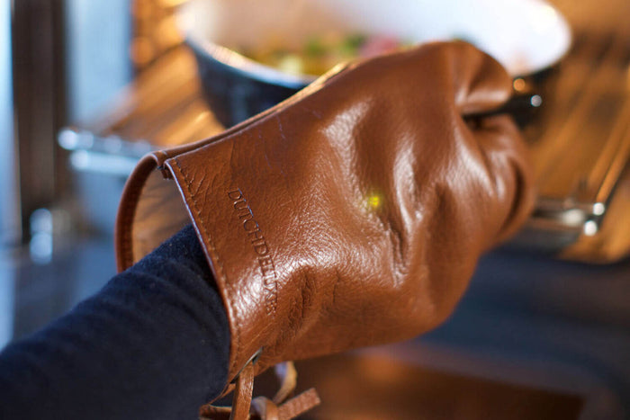 Gant de cuisine DutchDeluxes en cuir - Marron