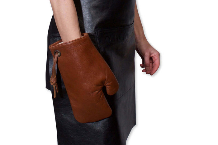 Gant de cuisine DutchDeluxes en cuir - Marron