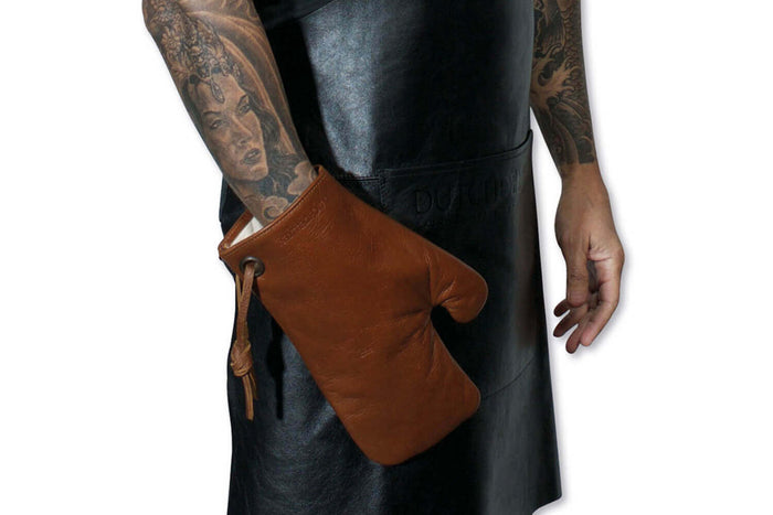 Gant de cuisine DutchDeluxes en cuir - Marron