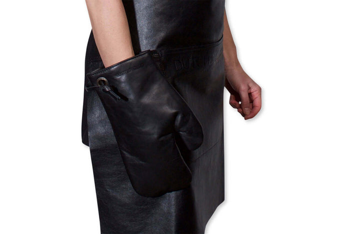 Gant de cuisine DutchDeluxes en cuir - Noir