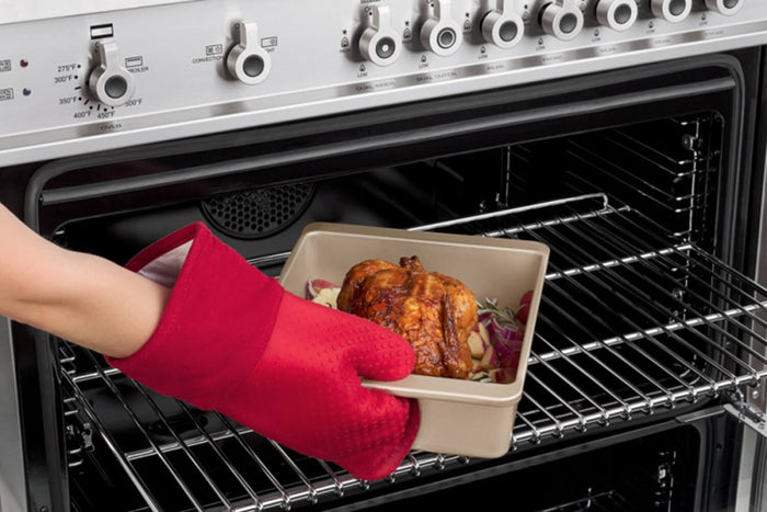 Gant de cuisine OXO en silicone - Rouge