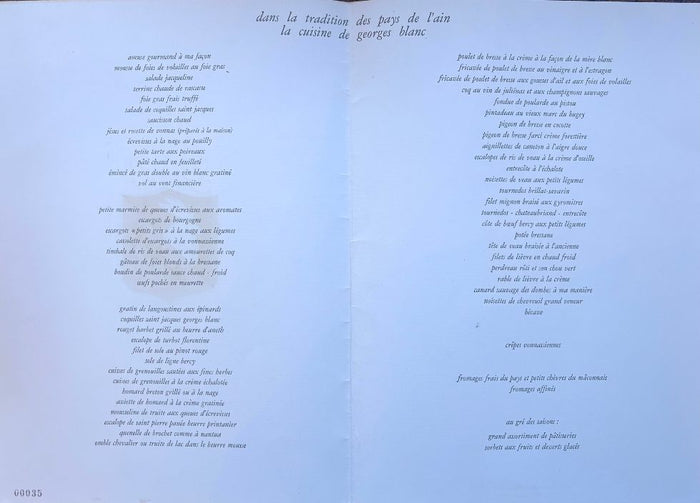 Georges Blanc. Dans la Tradition des Pays de l'Ain: La Cuisine de Georges Blanc