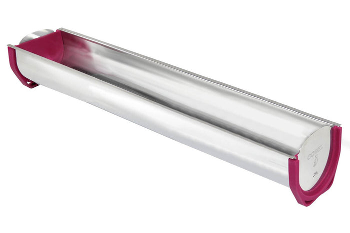 Gouttière à bûche Gobel inox + embouts silicone - L
