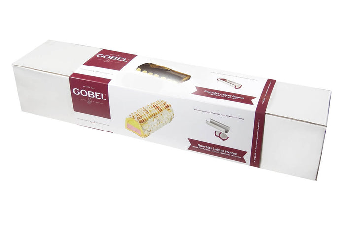 Gouttière à bûche Gobel inox + embouts silicone - L