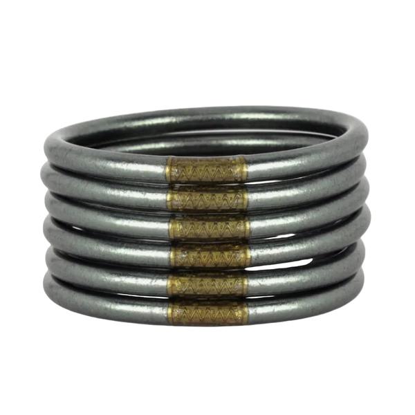 Graphite Bangle Bracelet Set