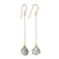 Green Amethyst Duster Earrings