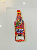 Gul Khan Bottle Premium Metal Fridge Magnet & Opener