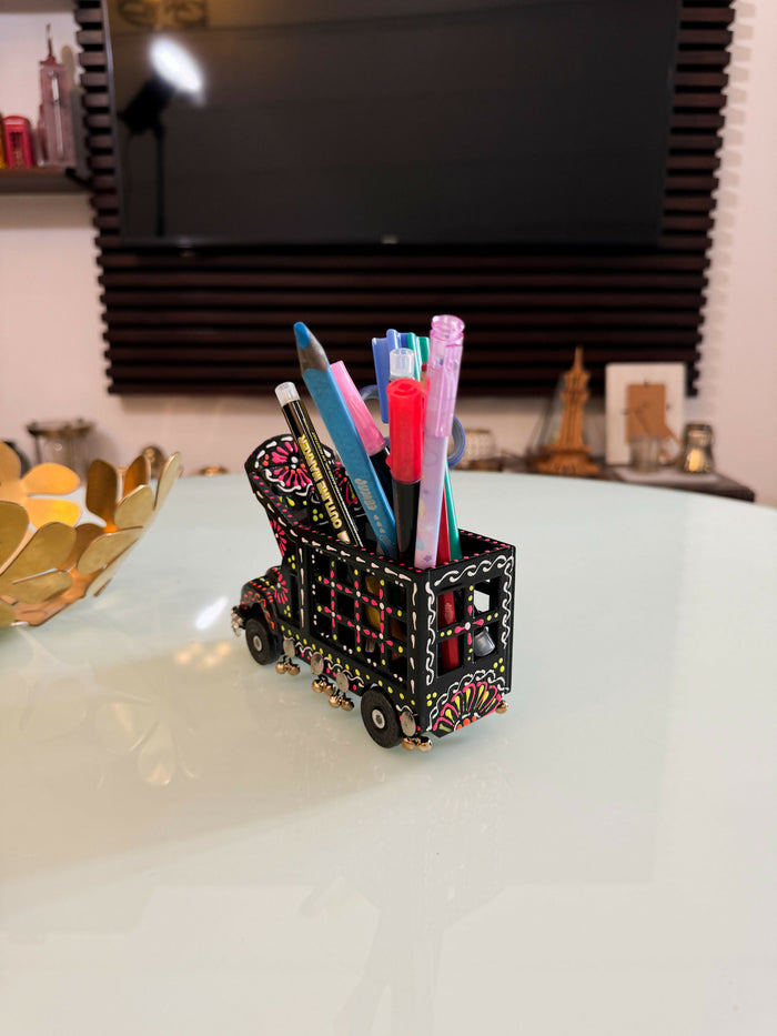 Gul Khan Cone Art Black Stationery Truck Design