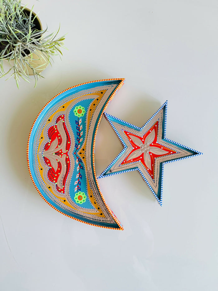 Gul Khan Crescent Star Tray