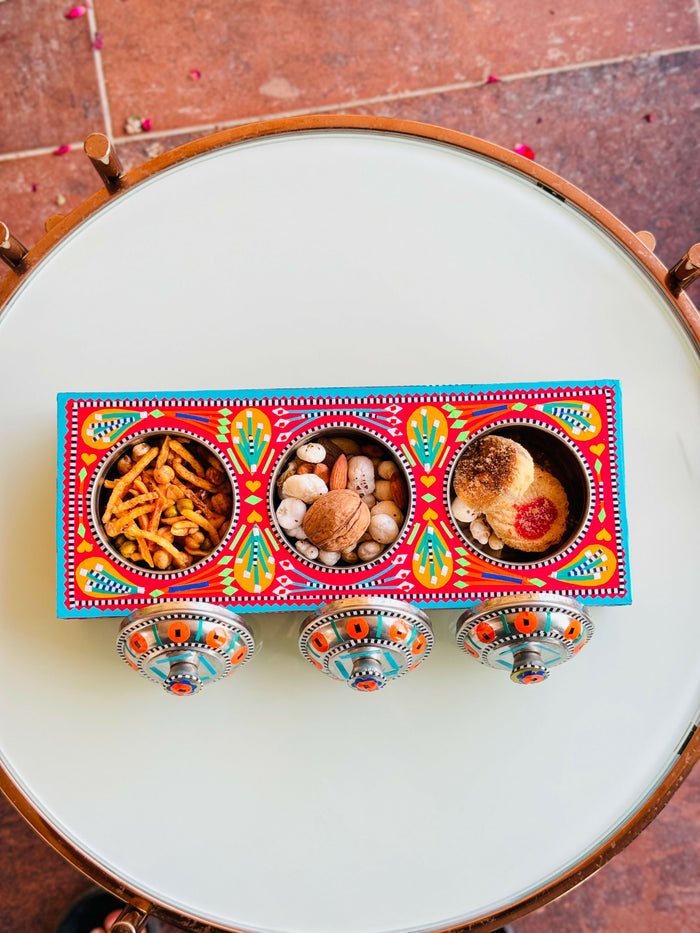 Gul Khan Multicolor Truck Three Partition Tray