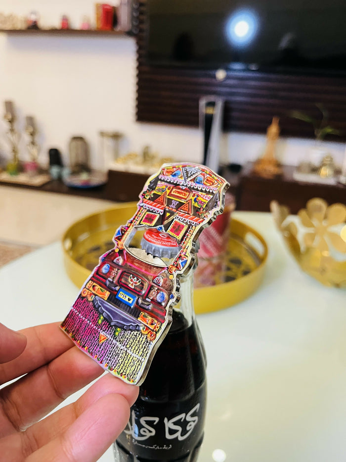 Gul Khan Premium Metal Magnet & Opener - Truck