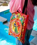 Gul Khan Tote bag Peacock