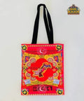 Gul Khan Tote bag Red Map