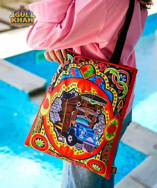 Gul Khan Tote bag Truck (Jute)